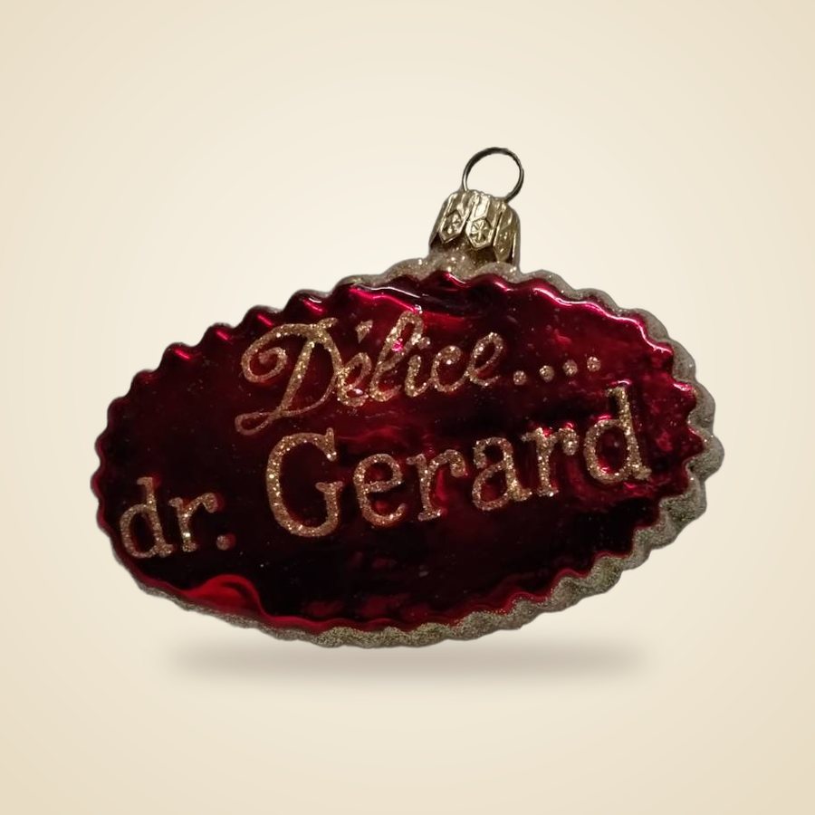 Personalized dedication ornament for a client