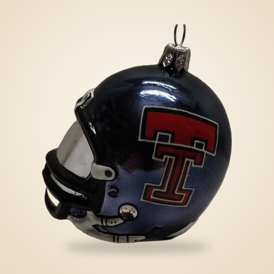 Custom football helmet ornament
