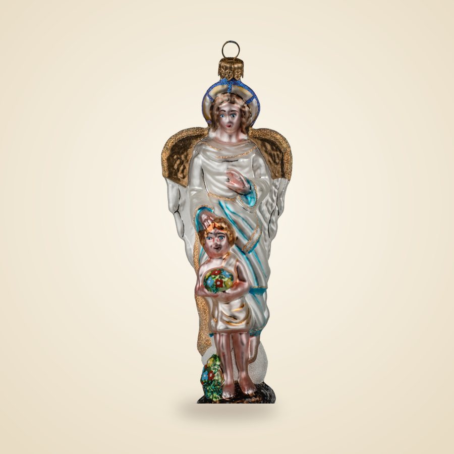 Archangel glass ornament